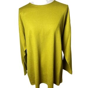 Dosa‎ Merino Wool Knit Pullover Olive Green Women Size 2